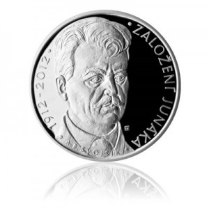 2012 - Stříbrná mince Založení Junáka, Proof  