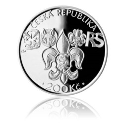 2012 - Stříbrná mince Založení Junáka, Proof  