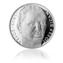 Stříbrná mince Josef Bican, b.k. 