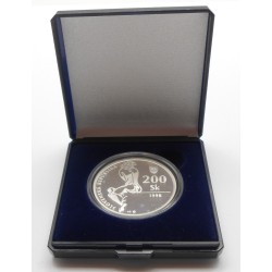 Stříbrná pamětní mince Ján Smrek 1998, Proof