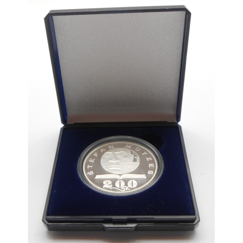 Stříbrná pamětní mince Štefan Moyzes 1997, Proof