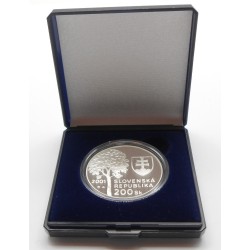 Stříbrná pamětní mince Alexander Dubček 2001, Proof