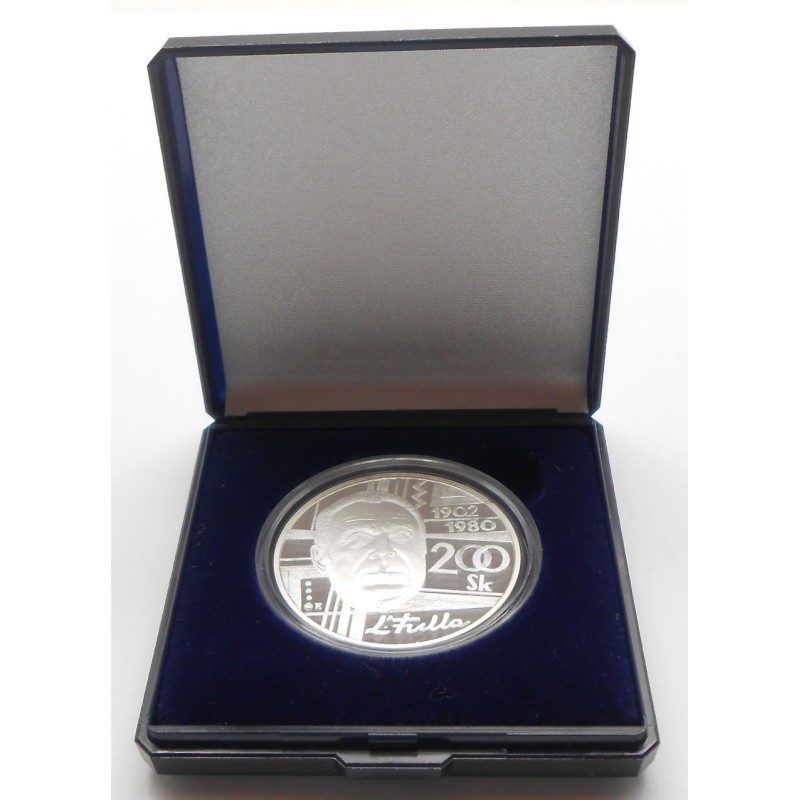 Stříbrná pamětní mince Ľudovít Fulla 2002, Proof