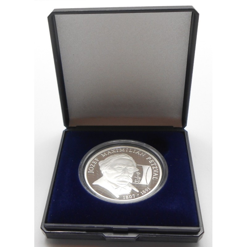 Stříbrná pamětní mince Josef Maximilián Petzval 2007, Proof 