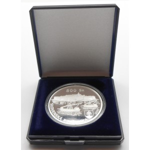 Stříbrná pamětní mince Pevnost Komárno 2007, Proof