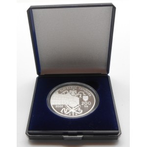 Stříbrná pamětní mince Bratislavský mír 2005, Proof
