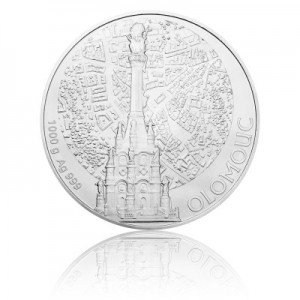 2014 - Stříbrná investiční medaile Statutární město Olomouc - 1 kg