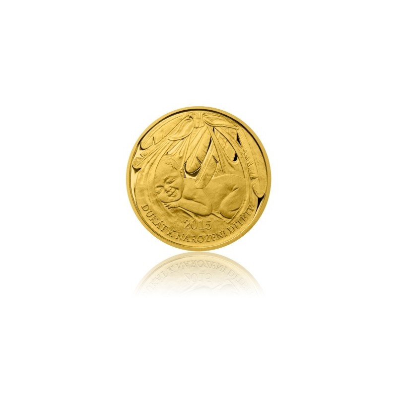 2015 - Zlatý Dukát k narození dítěte - Au 1/10 Oz