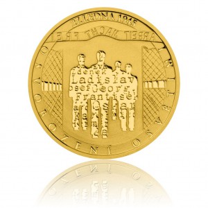 2015 - Zlatá mince 5 NZD Osvobození Osvětimi Rudou armádou - Proof 