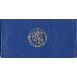 Sada oběžných mincí ČSSR 1982 /modrý PVC obal/