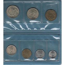Sada oběžných mincí ČSSR 1982 /modrý PVC obal/