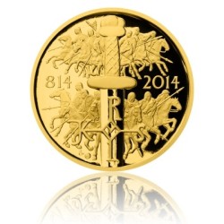 2014 - Zlatá medaile Dějiny válečnictví - Karel Veliký - Au 1 Oz