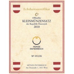 Sada oběžných mincí Rakousko 2010 - Proof