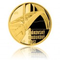 Žďákovský most - zlatá mince z cyklu Mosty České republiky, Proof 