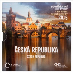 Sada oběžných mincí Česká republika 2015