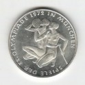 Stříbrná pamětní mince LOH Mnichov-Dva sportovci, b.k., rok 1972