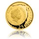 2015 - Zlatá mince 25 NZD Dante Alighieri - Proof - 1/2 Oz