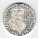 Stříbrná pamětní mince Gerhard Mercator, b.k., rok 1969