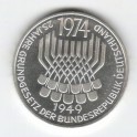 Stříbrná pamětní mince Základní zákony, b.k., rok 1974