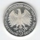 Stříbrná pamětní mince Carl Friedrich Gauss, b.k., rok 1977