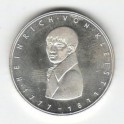 Stříbrná pamětní mince Heinrich von Kleist, b.k., rok 1977