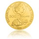 2015 - Zlatá investiční mince 500 NZD 100dukát svaté Ludmily