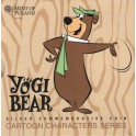 2014 - Stříbrná mince Yogi Bear - kolorováno 