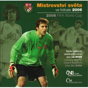 Sada oběžných mincí České republiky 2006 - MS ve fotbale