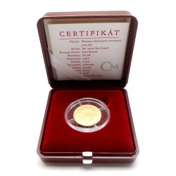 2007 - Zlatá Půlkoruna spolková 1861, Au 1/10 Oz