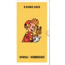 Stříbrná pamětní mince Spirou - Robbedoes, Proof, rok 2013