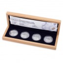 2015 - Sada 4 stříbrných mincí 1 NZD Šlechtický rod pánů z Pernštejna
