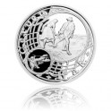 2015 - Stříbrná uncová medaile Staroměstský orloj - Rak