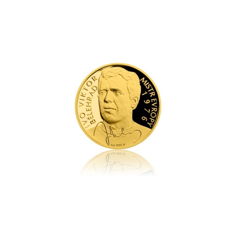 2015 - Zlatá mince 10 NZD Ivo Viktor - Au 1/4 Oz