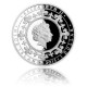 2015 - Stříbrná mince 1 NZD Karel IV.