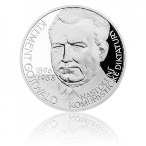 2015 - Stříbrná medaile Českoslovenští prezidenti - Klement Gottwald