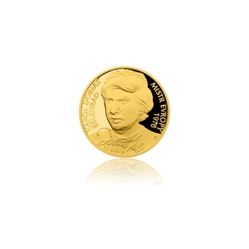 2015 - Zlatá mince 10 NZD Karol Dobiaš - Au 1/4 Oz