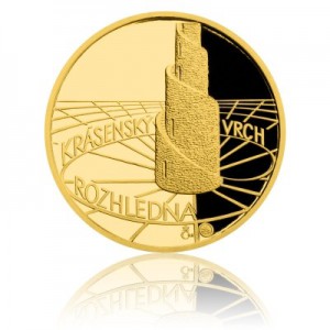 2015 - Zlatá medaile Rozhledna Krásenský vrch - Au 1/4 Oz