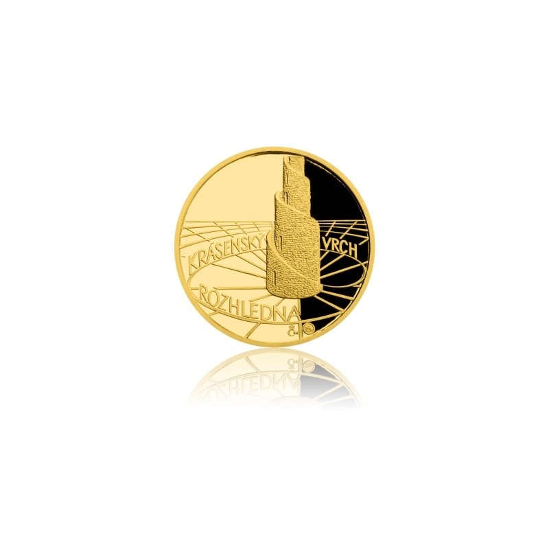 2015 - Zlatá medaile Rozhledna Krásenský vrch - Au 1/4 Oz