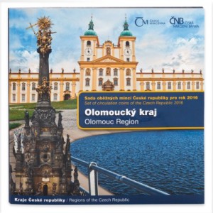 Sada oběžných mincí České republiky 2016 - Olomoucký kraj