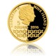 2016 - Zlatá mince 5 NZD Karel IV. - Hladová zeď - Proof 