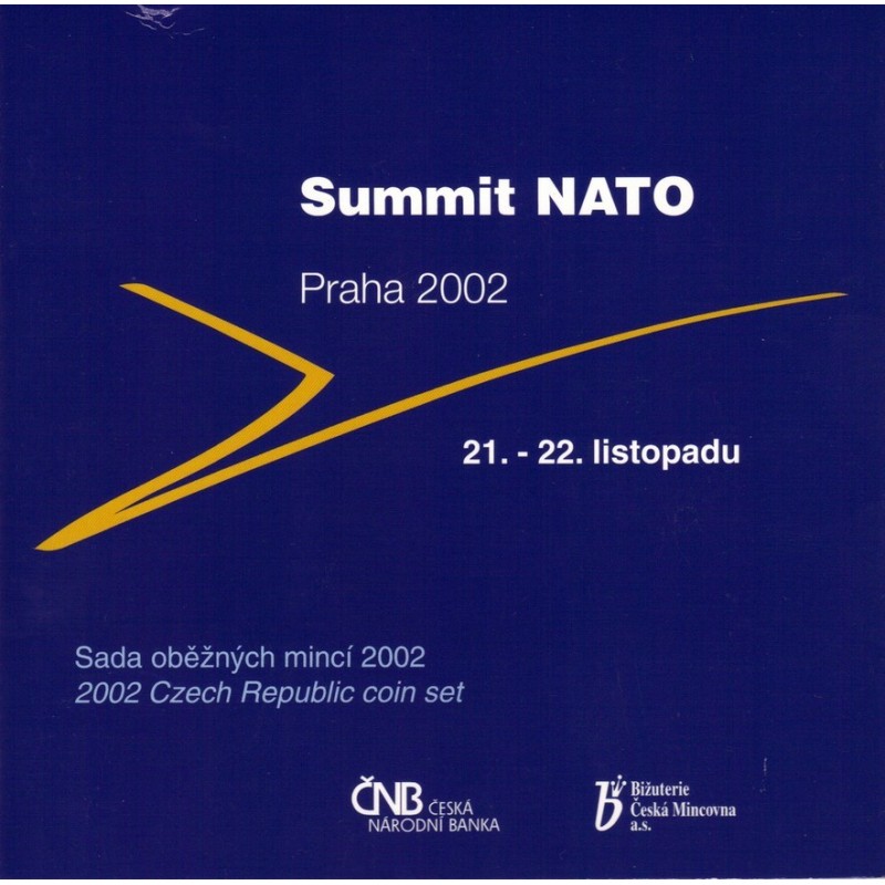 Sada oběžných mincí České republiky 2002 - Summit NATO