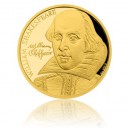 2016 - Zlatá mince 25 NZD William Shakespeare - Au 1/2 Oz