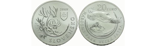  Stříbrné mince Slovensko